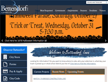 Tablet Screenshot of bettendorf.org